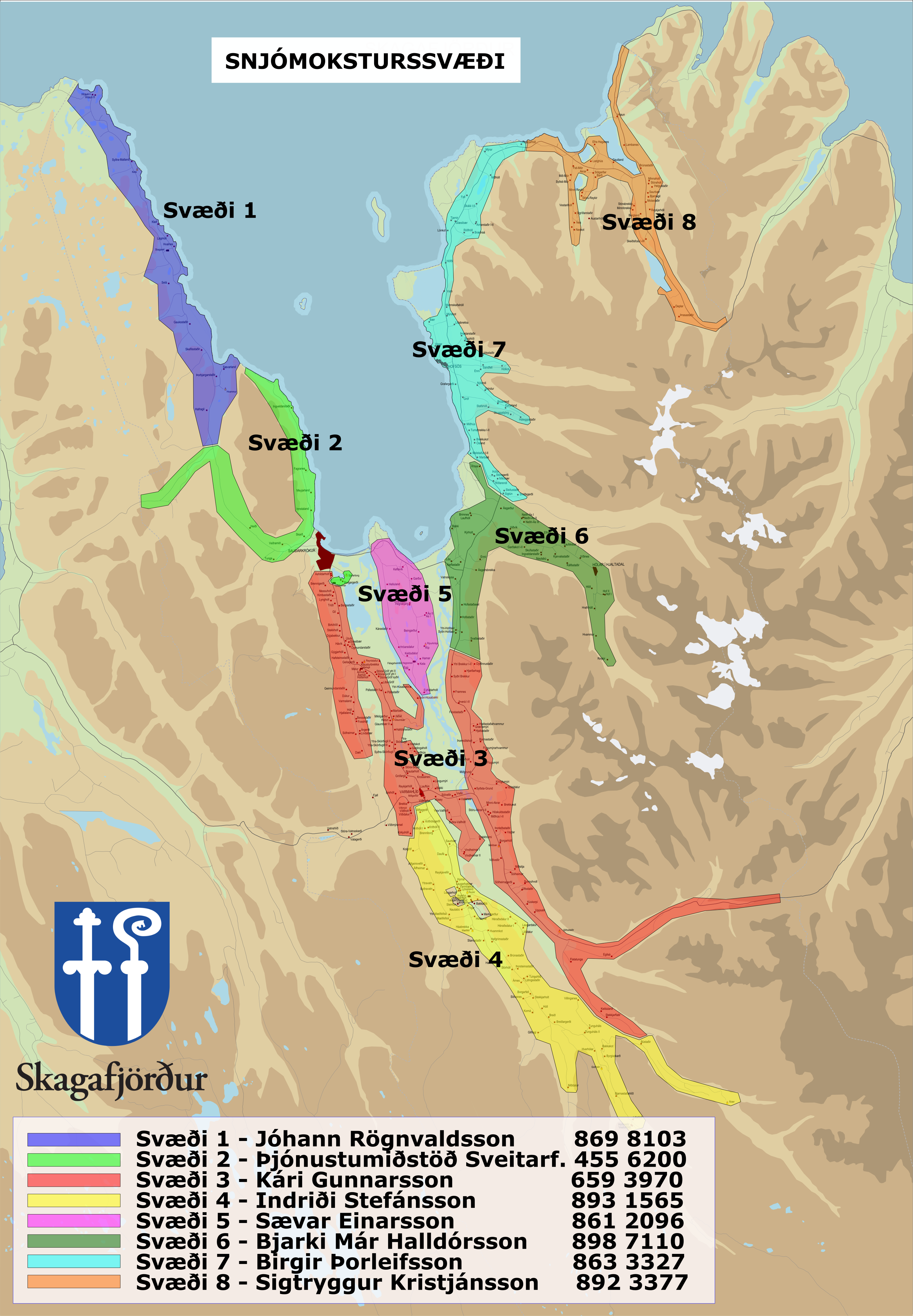 Skipting svæða 