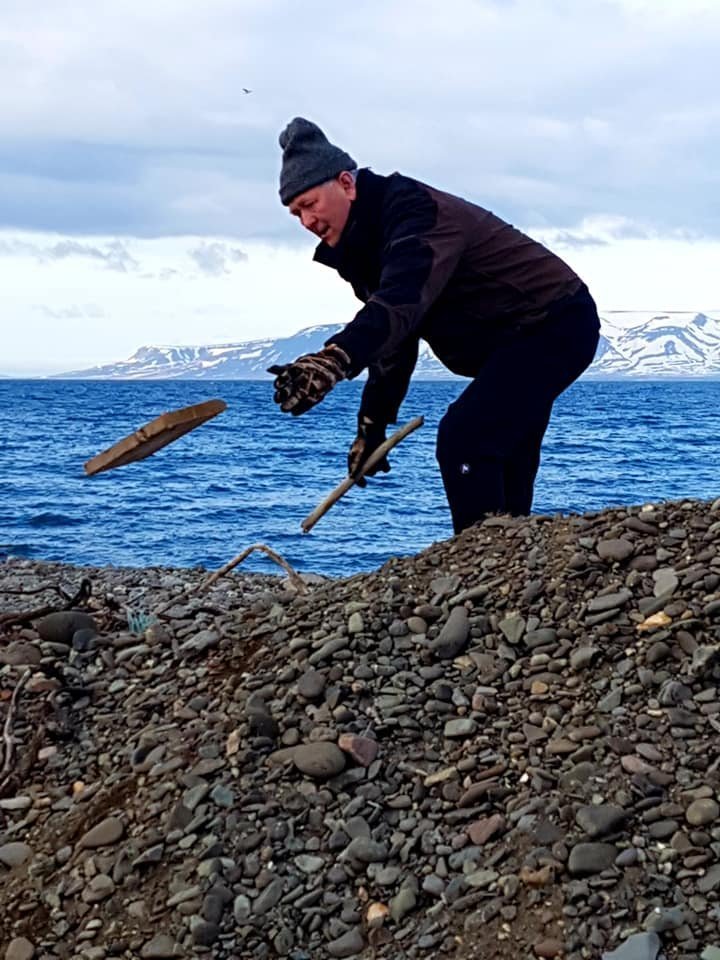 Meðlimir Rótarýklúbbs Sauðárkróks eru ávallt duglegir